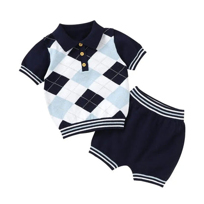 Summer Baby Short Sleeves Clothes Set