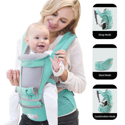 Hipseat Sling Front Facing Kangaroo Baby Wrap Carrier