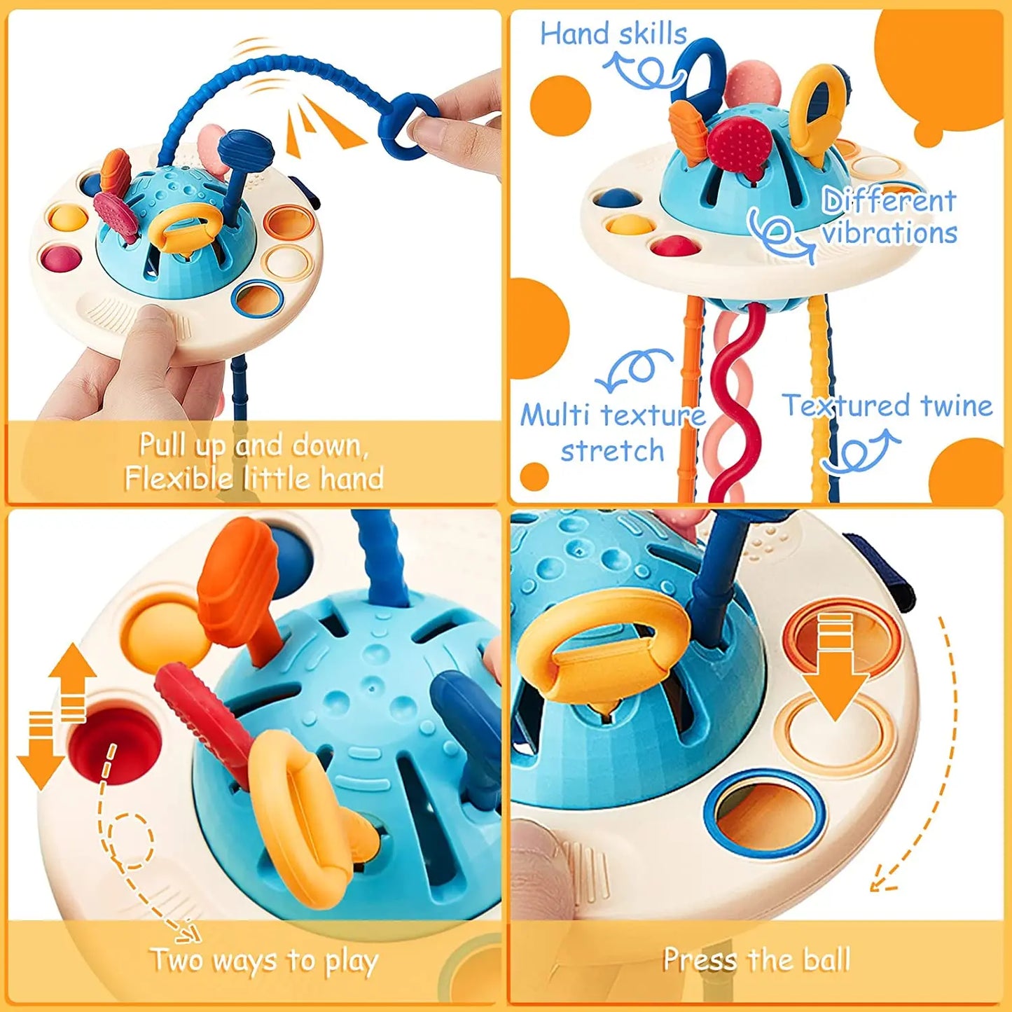 Pull String Sensory Toys