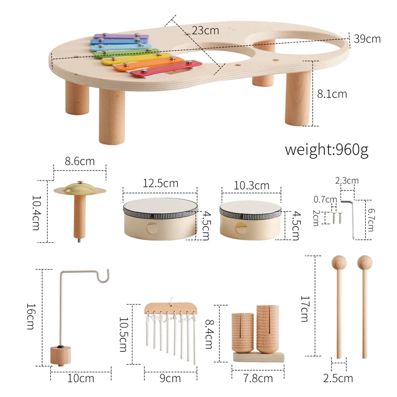 Baby Wooden Musical Instruments Toys