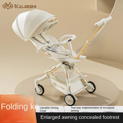 3 Modes Two-Way Folding Baby Stroller