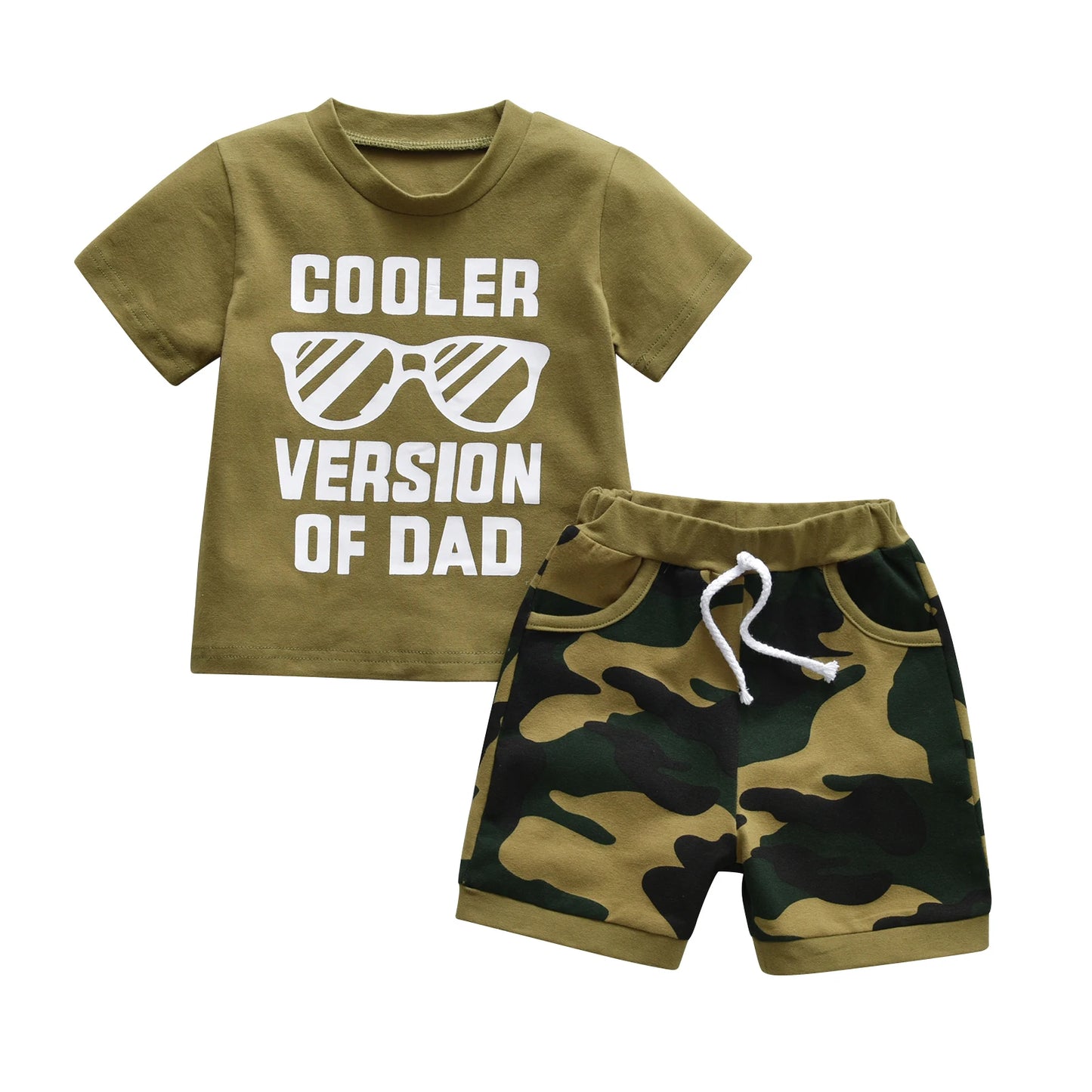 Summer Toddler Baby Boy Short Sleeve Clothes Set