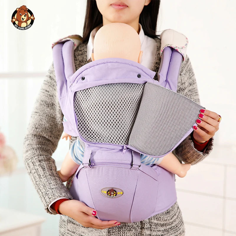 Hipseat Sling Front Facing Kangaroo Baby Wrap Carrier