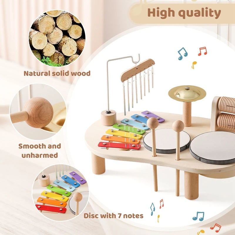 Baby Wooden Musical Instruments Toys