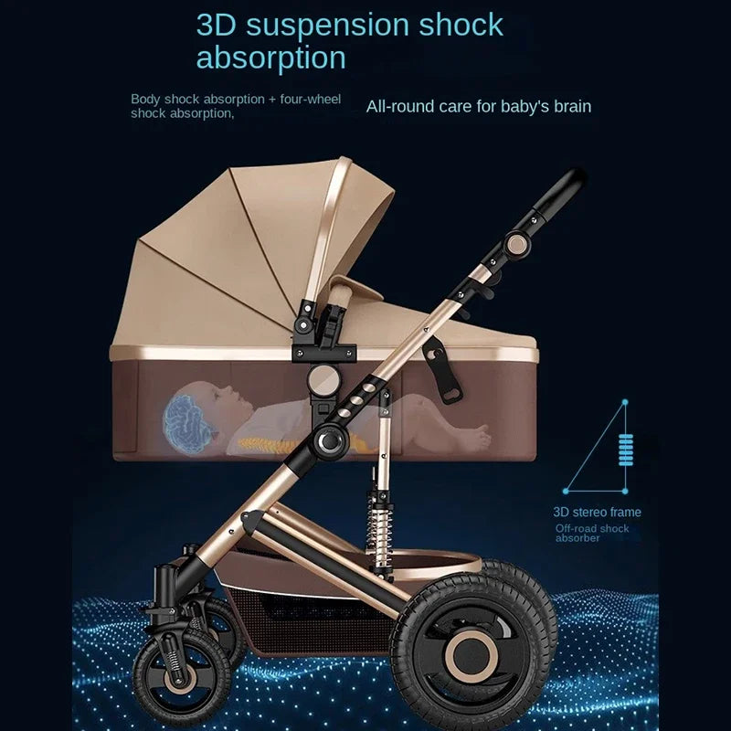 Lightweight Luxury Baby Stroller