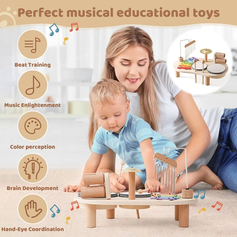 Baby Wooden Musical Instruments Toys