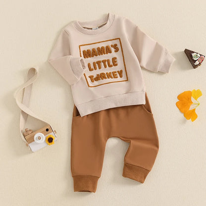 Adorable Baby Thanksgiving Clothes Set