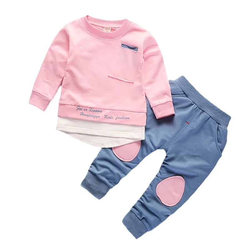 Spring Autumn Baby Girl Clothes Suit