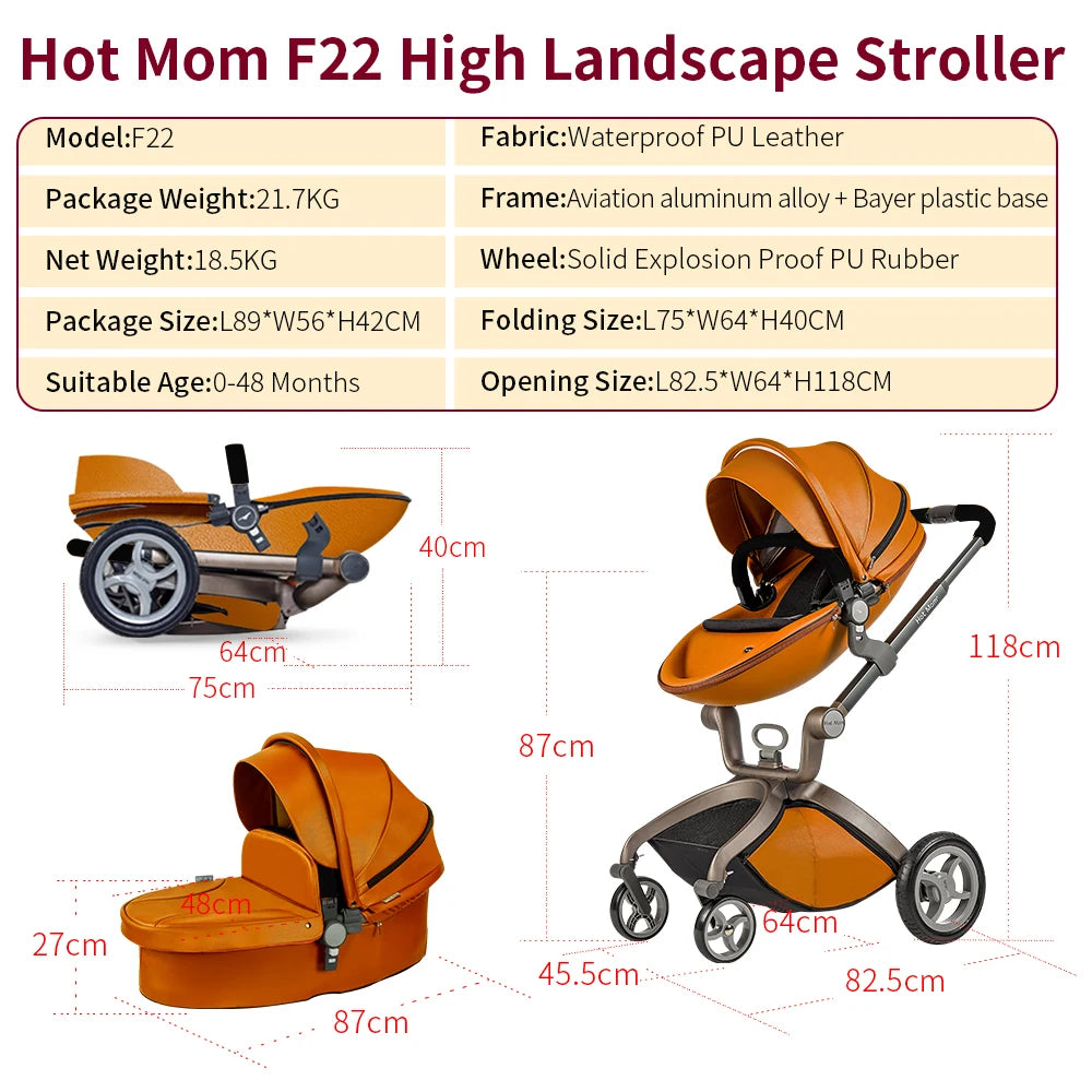 2 in 1 Baby Pushchair, Baby Stroller